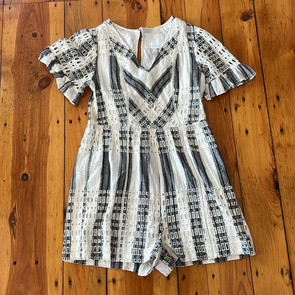 Embroidered Anthropologie Romper